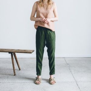 Linenfox Nova Forest Linen Pants